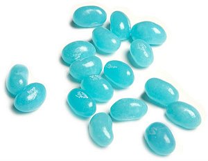 Balas de Goma Confeitadas Azul Mini Jelly Beans 350 g - Catelândia