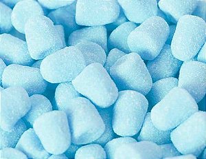 Balas de Goma Macias e Deliciosas Azul Frozen 500 g - Catelândia