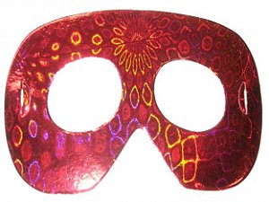 Máscara Holográfica Clássica para Festas Pacote 10 Un - Catelândia