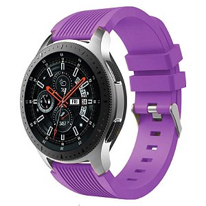 Pulseira Texturizada Roxo 22mm - Pace / GTR / Gear S3