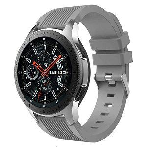 Pulseira Texturizada Cinza 22mm - Pace / GTR / Gear S3