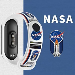 Pulseira Estampada NASA - Mi Band 5 e 6