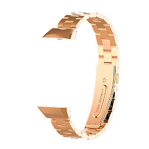 Pulseira de Metal Elos para Huawei Honor Band 6 Gold Rose