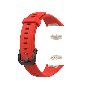 Pulseira de Silicone Vermelho para huawei Honor band 6