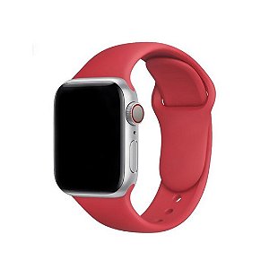 Pulseira de Silicone Vermelho  L6 - Apple Watch e Iwo 42/44mm