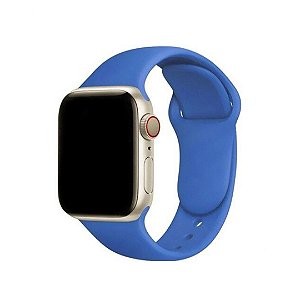 Pulseira de Silicone Azul Caneta L14 - Apple Watch e Iwo 42/44mm