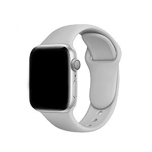 Pulseira de Silicone Cinza Claro L25 - Apple Watch e Iwo 42/44mm