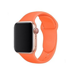 Pulseira de Silicone Laranja L30 - Apple Watch e Iwo 42/44mm