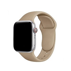 Pulseira de Silicone Nude Capuccino L31 - Apple Watch e Iwo 42/44mm