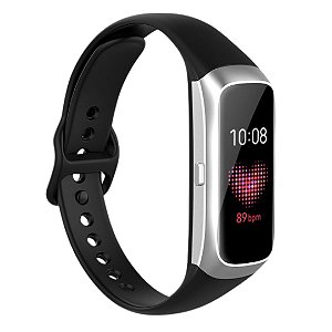 Pulseira de Silicone Preto - Galaxy Fit R370