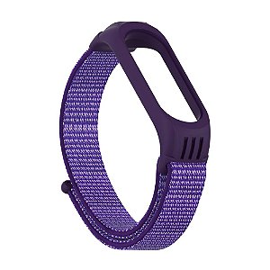 Pulseira Roxo de TPU + Nylon MB 3/4/5