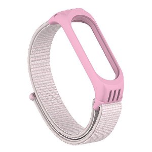 Pulseira Rosa de TPU + Nylon MB 3/4/5