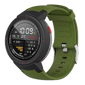 Pulseira lisa Verde Militar Amazfit Verge