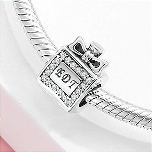 Berloque Charm em Prata 925 Frasco de Perfume