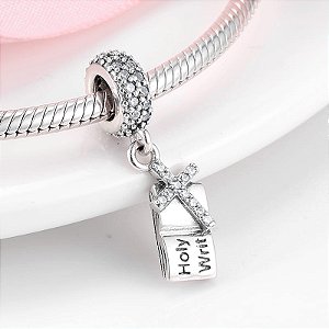 Berloque Charm Pendente Bíblia Sagrada