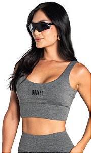 Top Du Sell Fit Decote Redondo Alças Bojo Removível