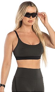 Top Du Sell Fit com Detalhes, Bojo Removível e Fecho