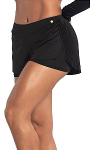 Short Sobreposto Du Sell UV Dry Plissado