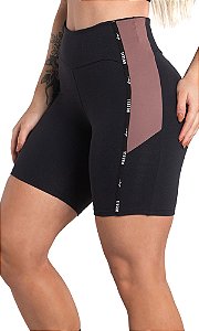 Bermuda Du Sell Fit Elástico e Recortes Upttack