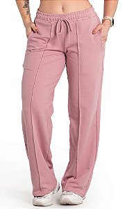 Calça Du Sell Sport Fleece com Nervuras