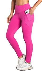 Legging Du Sell Fit com Fit Canelado e Bolsos