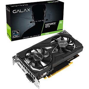 Placa de Vídeo Galax, GeForce, GTX 1650 EX, 1-Click OC, 4GB, GDDR6, 128Bit, 65SQL8DS66E6