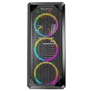 Gabinete Gamer Bluecase, Mid Tower, Lateral em Vidro - BG032GCASE