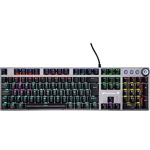 Teclado Mecânico Gamer Fortrek GPro K7, Rainbow, Switch KRGD Blue, ABNT2