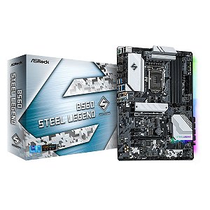 Placa Mãe ASRock B560 Steel Legend, Chipset B560, Intel LGA 1200, ATX, DDR4, 90-MXBFD0-A0UAYZ