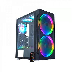 Gabinete Gamer Anjo De Combate 3 Kmex Torre Atx Cg-03a1