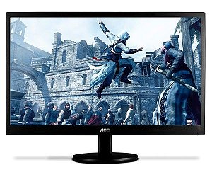 MONITOR AOC 23.6" LED 5MS 75HZ FHD VGA/DVI, M2470SWD2