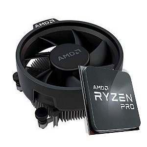 Processador AMD Ryzen 5 PRO 4650G 3.7GHz (4.2GHz Turbo), 6-Cores 12-Threads, AM4, Com Vídeo Integ,OEM C/COOLER