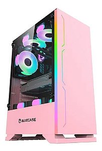 Gabinete Gamer Bg-028b Rosa Pink Gaming Rgb USB 3.0 SEM FANS