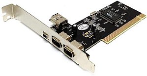 Placa Pci Firewire Kpf-709 Jikatec (NAO ACOMPANHA CABOS)