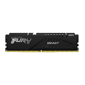 Memória Kingston Fury Beast, 16GB, 6000MHz, DDR5, CL40, Preto - KF560C40BB-16