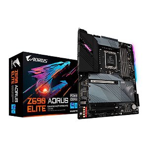 PLACA MAE GIGABYTE Z690 AORUS ELITE, DDR5, SOCKET 1700, ATX, CHIPSET INTEL Z690, Z690-AORUS-ELITE