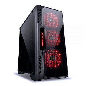 GABINETE VINIK VX GAMING LUMIA RGB LATERAL ACRILICO PRETO, 09GALM7-3RGB