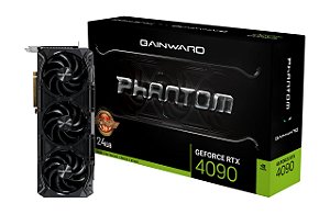 Placa de Vídeo Gainward GeForce RTX 4090 Phantom, 24GB GDDR6X, RGB, NED4090019SB-1020P