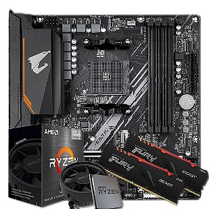 Kit Upgrade Líder, AMD Ryzen 5 5600G, B550M AORUS ELITE, 16GB DDR4 3200MhZ