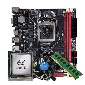 Kit Upgrade Líder, INTEL Core I7 3770, B75M, 8GB DDR3, Cooler