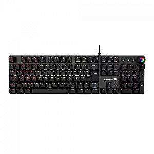 Teclado Gamer Mecânico Fortrek G K7 Plus, RGB, Switch Blue, ABNT2, Black