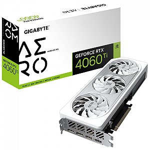 Placa de Vídeo Gigabyte NVIDIA GeForce RTX 4060 Ti AERO OC, 8GB, GDDR6, DLSS, Ray Tracing