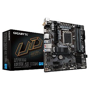 Placa Mãe Gigabyte B760M DS3H AX, Intel, ATX, DDR4, Wi-Fi, Bluetooth - B760M DS3H AX DDR4