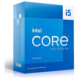 Processador Intel Core i5-13600KF, 13ª Geração, 5.1GHz Max Turbo, Cache 24MB, 14 Núcleos, 20 Threads, LGA 1700