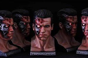 Busto Terminator - Frete Grátis