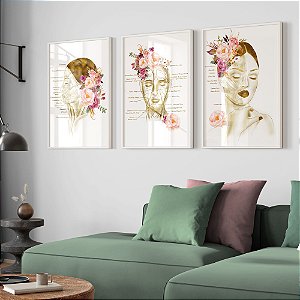 Quadro Decorativo Cabelos Salão Cabeleireira Mulher Decor