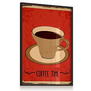 Quadro Decorativo Café Cup of Coffee Xícara Vintage