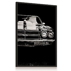 Quadro Decorativo Carro Antigo 1970 Chevrolet Chevelle SS