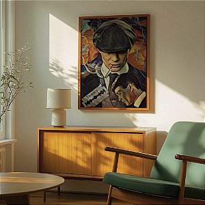 Quadro Decorativo Thomas Shelby  Peaky Blinders Cillian Murphy