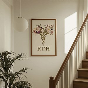Quadro  Decorativo Dentista Odontologia Clínica Símbolo Odonto